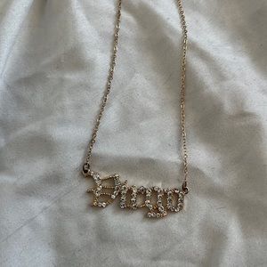 Gold Virgo Necklace